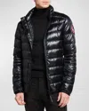 Canada Goose Padded And Quilted Nylon Jacket In Black
