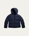 Canada Goose Down Enduraluxe Packable Crofton Puffer Jacket In Blue