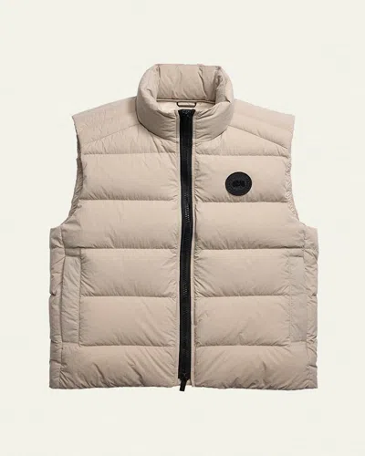 CANADA GOOSE MEN'S CROFTON PACKABLE NYLON DOWN VEST