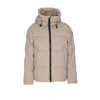 Canada Goose Matte Finish Puffer Jacket With High Collar In Neutral