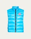 Canada Goose Men's Crofton Quilted Down Vest In Glacier Blue