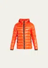 Canada Goose Crofton Packable Zip-up Padded Jacket In Signal Orange Ora