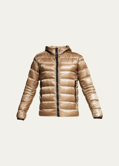 Canada Goose Men's Crofton Hoodie In Tan