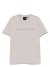Canada Goose Embroidered Wordmark T-shirt Emersen In Limestone