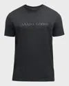 Canada Goose Men's Emersen Cotton Crewneck T-shirt In Black