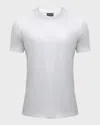Canada Goose Short Sleeve Crew Neck T-shirt With Rib-knit In White