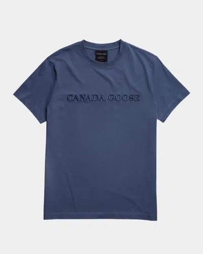 CANADA GOOSE MEN'S EMERSON WORDMARK T-SHIRT