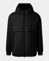 Canada Goose New Faber Wind Hooded Jacket In Black