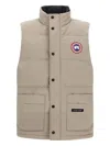 Canada Goose Dove Grey Polyester Blend Freestyle Sleeveless Down Jacket In Gray