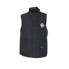 Canada Goose Charcoal Polyester Blend Freestyle Sleeveless Down Jacket In Black