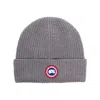 Canada Goose Arctic Disk Wool Beanie Hat In Gray