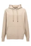 Canada Goose Huron Patch-logo Hoodie In Cream