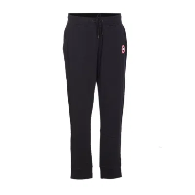 Canada Goose Men Huron Logo Jogger Pants In Black