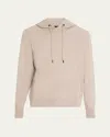 Canada Goose Pullover Cotton Hoodie With Adjustable Drawstring In Neutral