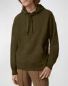 Canada Goose Huron Cotton Hoodie In Military Green