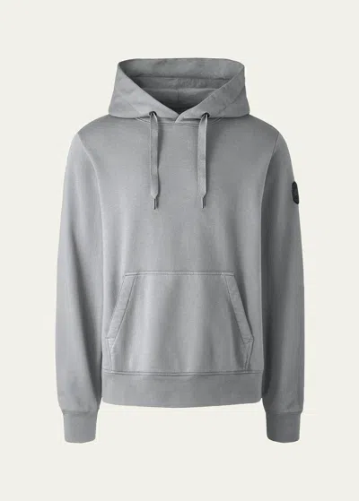 Canada Goose Men's Huron Pullover Hoodie In Stone Heather