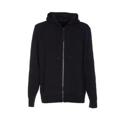 Canada Goose Men Huron Zipped Hoodie In Black