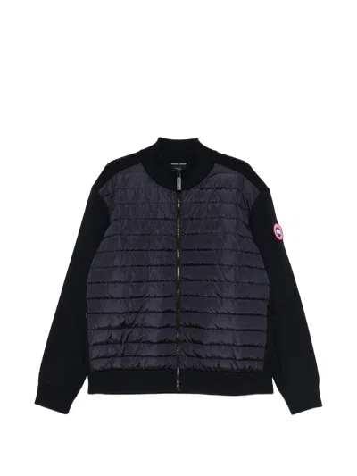 Canada Goose Down-merino Wool Hybridge Puffer Jacket In Black