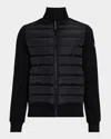 Canada Goose Men's Hybridge Huron Full-zip Down Jacket In Blue