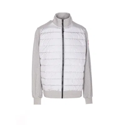 Canada Goose Hybridge Huron Full-zip Jacket Stone Heather In Gray