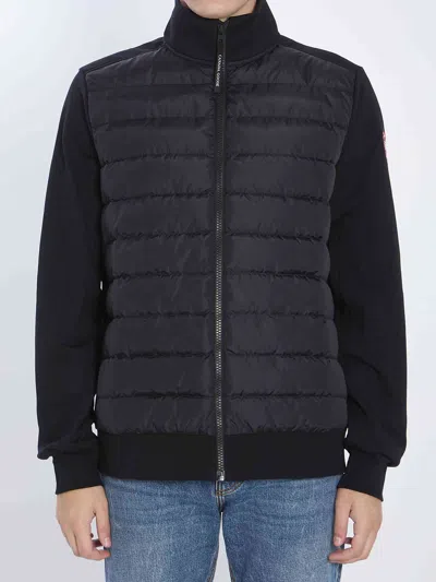 Canada Goose Men Hybridge® Huron Zip Up Jacket In Black