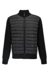 Canada Goose Hybridge Quilted Knit Jacket In Black