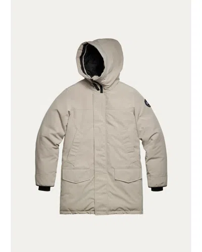 Canada Goose Men's Langford Hooded Down Parka In Limestone