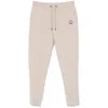 Canada Goose Cotton Track-pants With Ribbed Cuffs In Gray