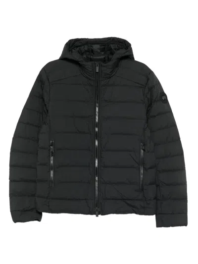 Canada Goose Men's Lightweight Luxe Hooded Knitwear In Black