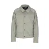 Canada Goose Long Sleeve Padded Down Jacket With Logo In Green