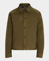 Canada Goose Lodge Packable Windproof 750 Fill Power Down Jacket In Military Green