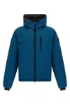 Canada Goose Teal Green Polyester Lodge Down Jacket In Blue