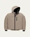 Canada Goose Long-sleeved Down Jacket In Limestone