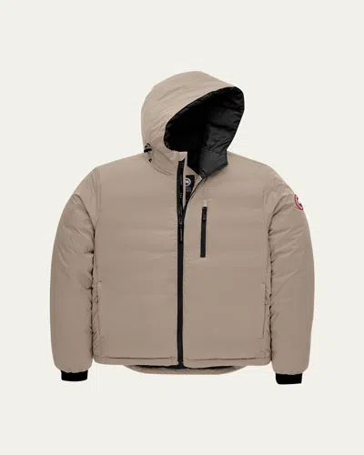 Canada Goose Long-sleeved Down Jacket In Limestone