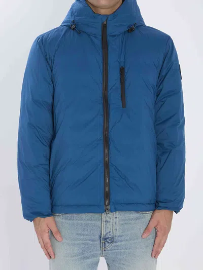 Canada Goose Men Lodge Hoody Jacket In Blue