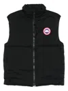 Canada Goose Quilted Sleeveless High Collar Vest In Black