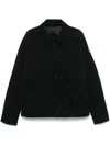 Canada Goose Nylon Jacket With Long Sleeves And Collar In Black