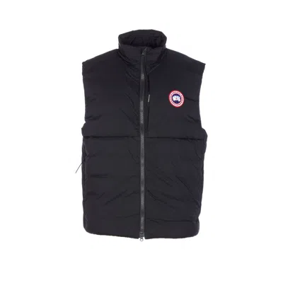 Canada Goose Men Lodge Vest In Burgundy