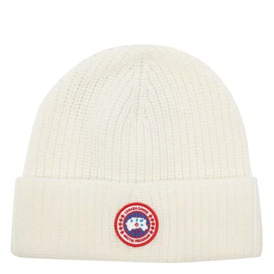 CANADA GOOSE CANADA GOOSE MEN LOGO RIB TOQUE HAT
