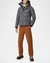 Canada Goose Macmillan Black Label Down Parka In Slate Grey Melange