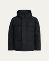 Canada Goose Macmillan Quilted Shell Hooded Down Parka In Black