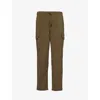 CANADA GOOSE CANADA GOOSE MEN'S MILITARY GREEN KILLARNEY STRAIGHT-LEG RELAXED-FIT SHELL TROUSERS