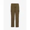 Canada Goose Mens Military Green Killarney Straight-leg Relaxed-fit Shell Trousers In Military Green