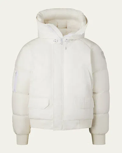 Canada Goose Men's Paradigm Chilliwack Down Bomber Jacket In White