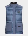 Canada Goose Men's Paradigm Freestyle Quilted Vest In Blue