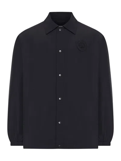 Canada Goose Sporty Windbreaker With Adjustable Fit In Black