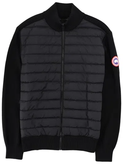 Canada Goose Giacca In Maglia Hybridge In Black