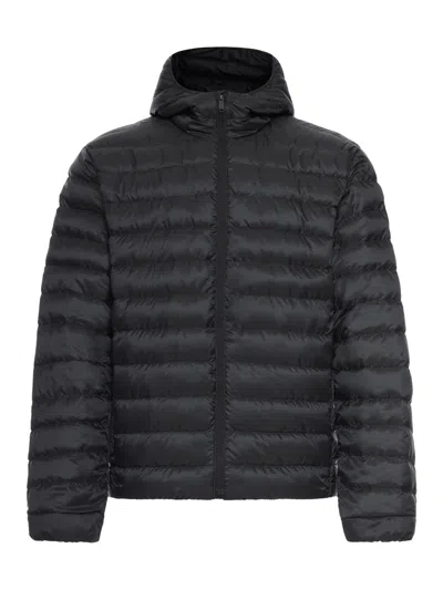 Canada Goose Men Stratus Tonal Label Hooded Jacket In Black