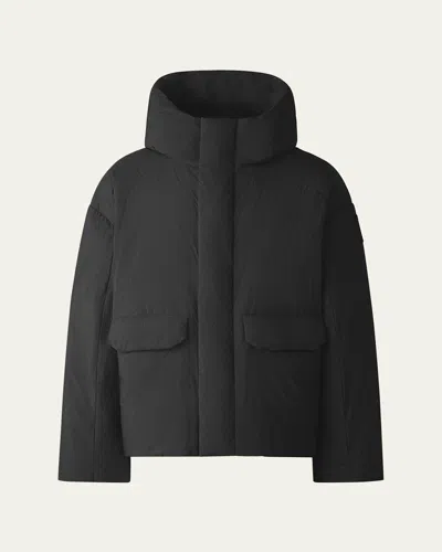 Canada Goose Men's Wilu Nylon Down Parka In Black