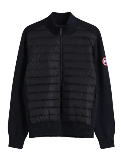 Canada Goose Men's Wool Coat In Navy